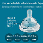 Philips Avent Biberón anticólicos con ventilación AirFree, flujo le...