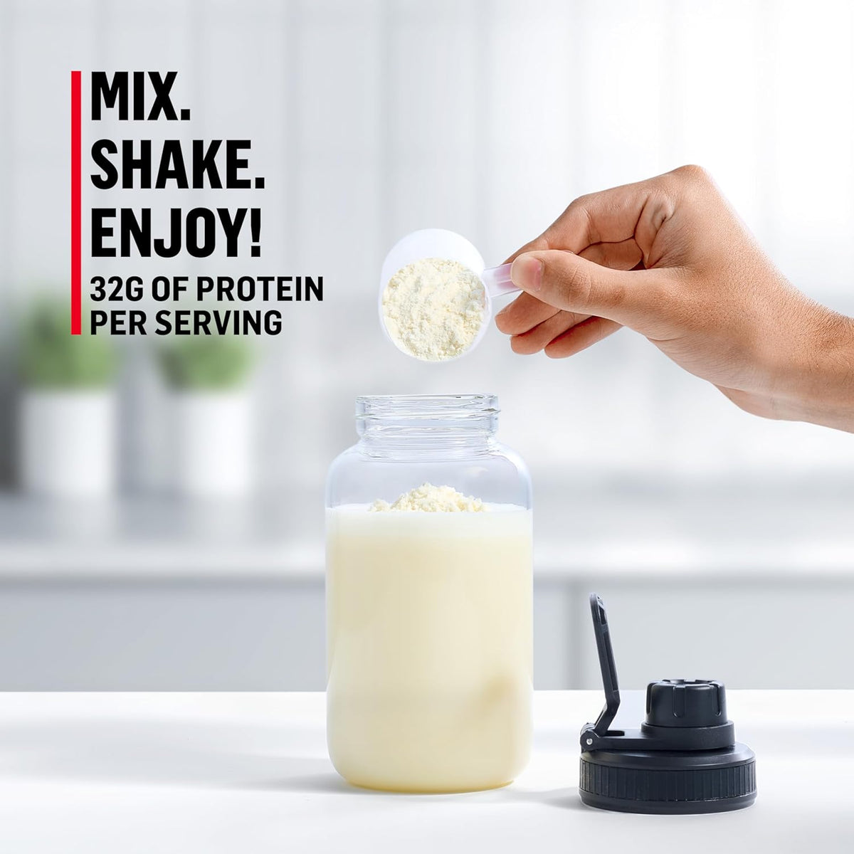 Polvo de proteína genuine Muscle Milk, galletas y crema, 4.94 libra...