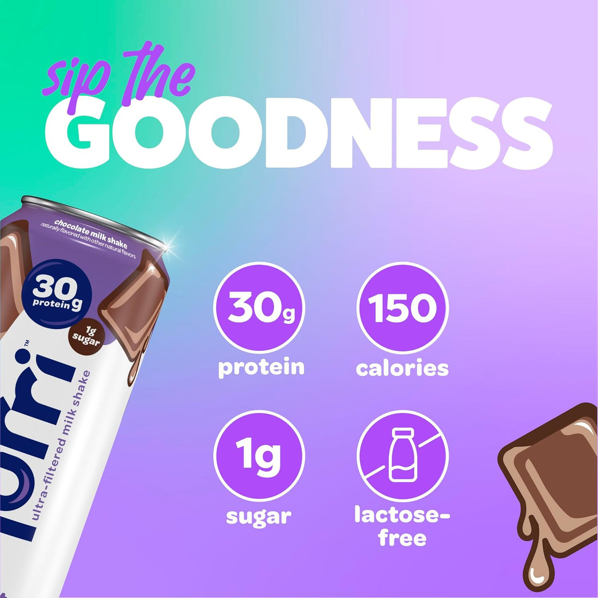 Nurri - Batido de leche ultra filtrado de proteína de 1.06 oz \u201...