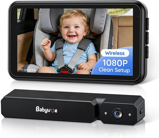 Babyvue Configuración rápida inalámbrica de la cámara del coche del...