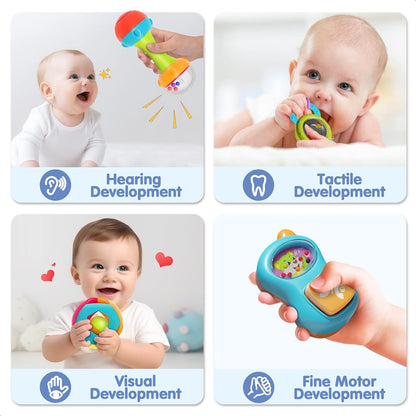 iPlay, iLearn - 10 juguetes de sonajero para bebés de 3 a 6 a 12 me...