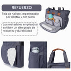 FHELAD Bolsa de pañales para mujer, bolsa de pañales para bebé con...