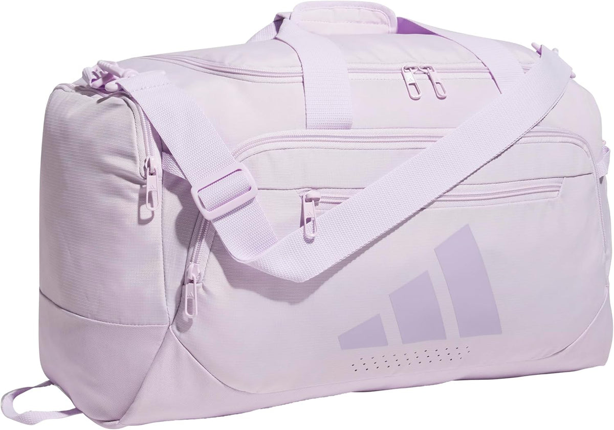 adidas Defender - Bolsa de deporte, color lavanda hielo\/morado cir...