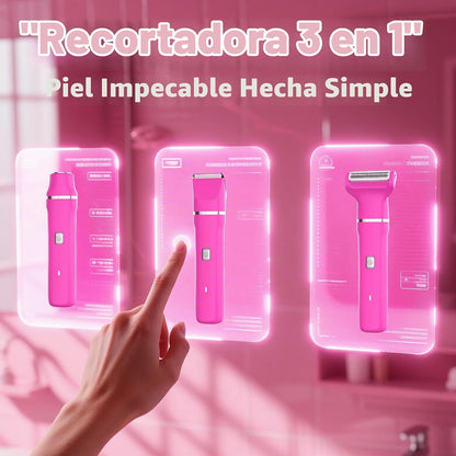 Risina Recortadora de bikini 3 en 1 para mujer, Afeitadora eléctric...