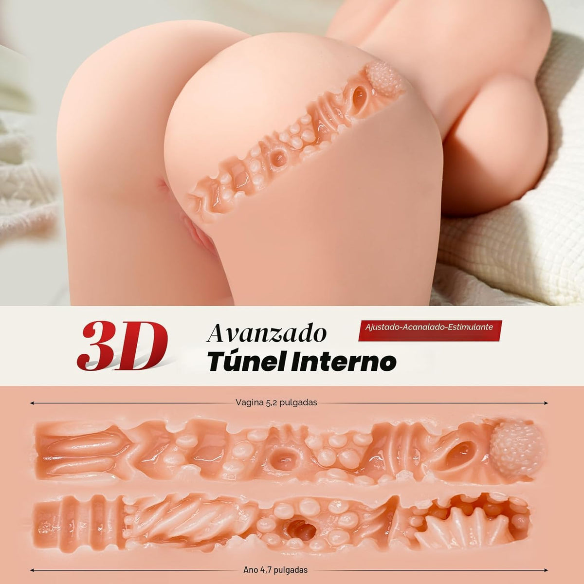 Muñeca Sexual Juguetes Sexuales Masculinos - Juguetes para Adultos...