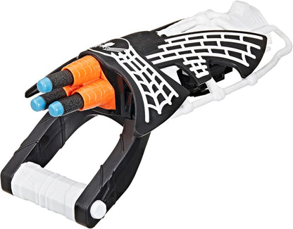 Spider-Man Marvel Symbiote Tri-Shot Blaster &amp; Mask, guantelete...