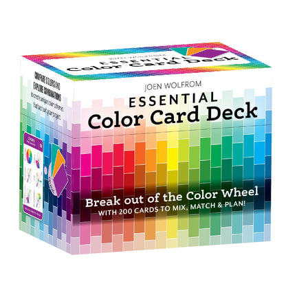 Baraja de cartas de colores esenciales: ¡Salga de la rueda de color...