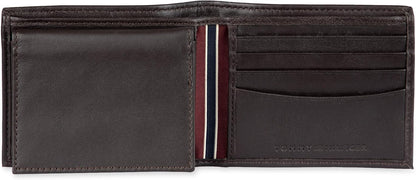 Tommy Hilfiger Cartera Passcase para hombre con ventana de identifi...