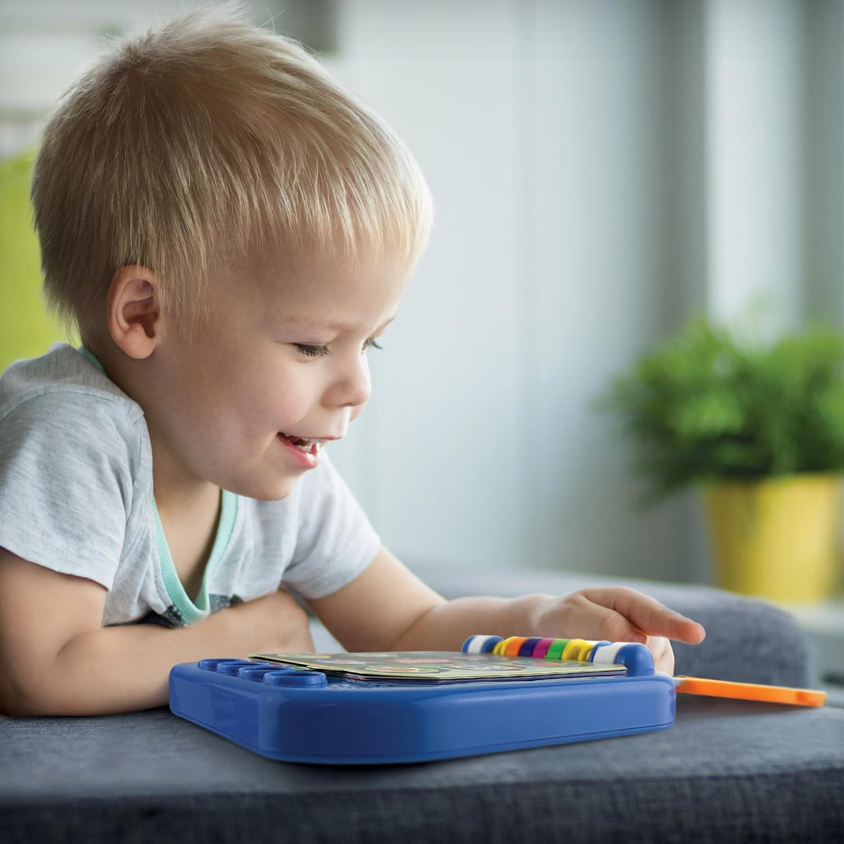eKids Libro Blippi, juguetes para niños pequeños con juegos de apre...