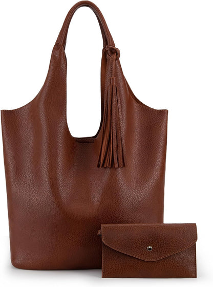 Montana West Bolsos estilo hobo holgados para mujer, bolsos de homb...