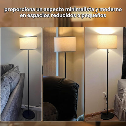 Ambimall - Lámpara de pie moderna para sala de estar y dormitorio,...