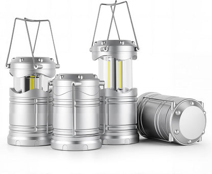 Lichamp Linterna LED para campamento, paquete de 4 linternas alimen...