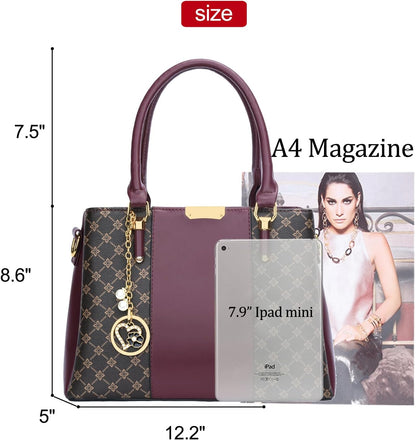 KKXIU Monederos y bolsos para mujer, Bolso tipo cartera con asa sup...