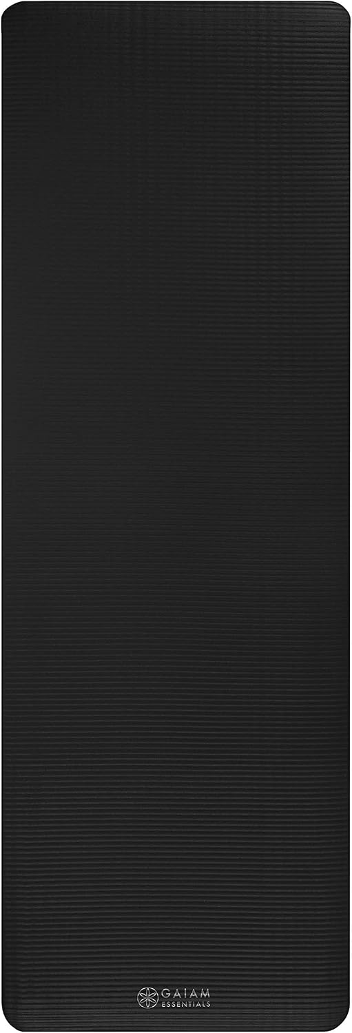 Gaiam Tapete de yoga grueso, esterilla de ejercicio y fitness con c...