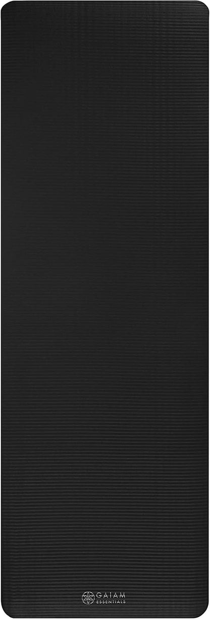 Gaiam Tapete de yoga grueso, esterilla de ejercicio y fitness con c...