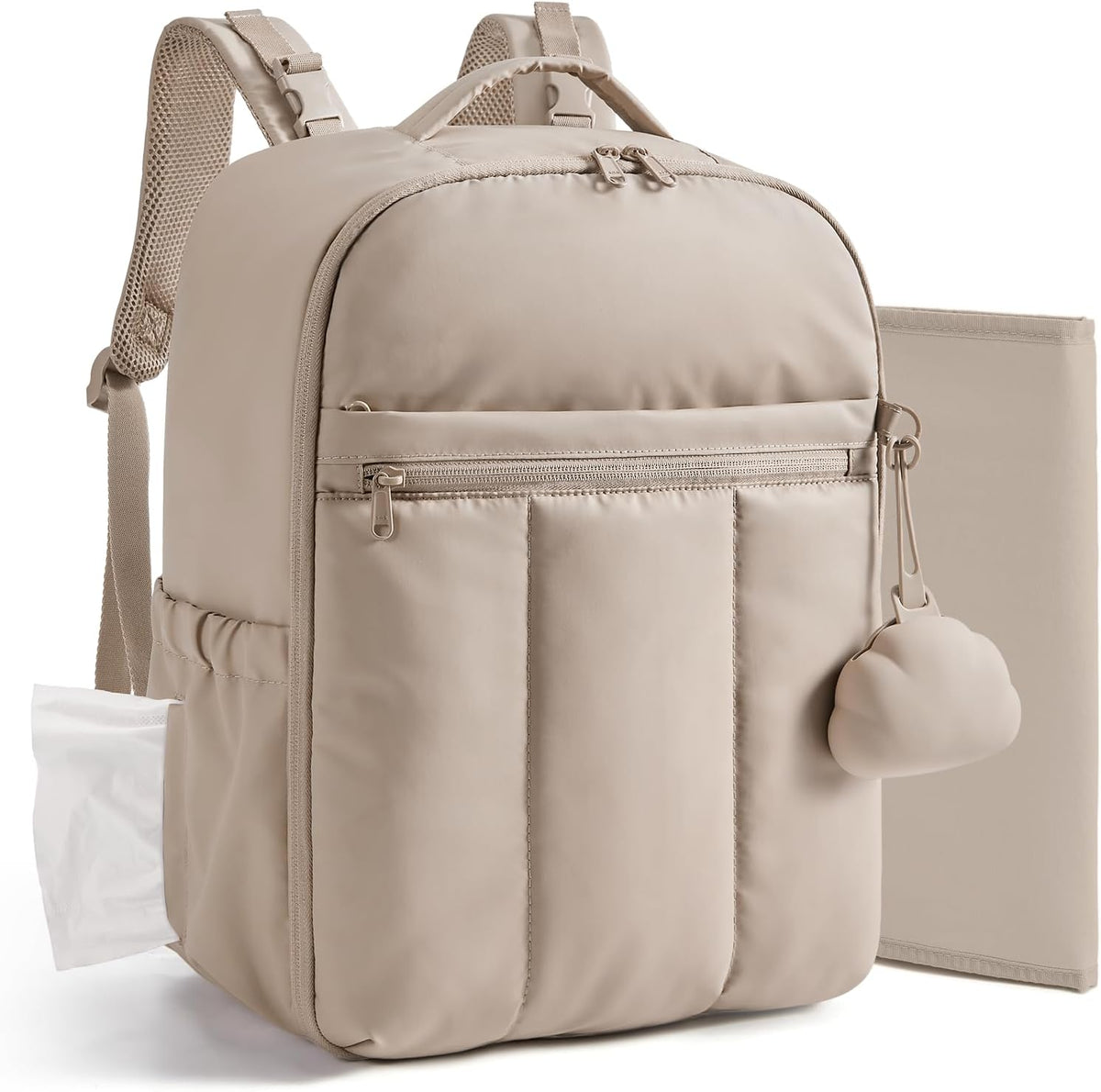BAGSMART Mochila para pañales con bolsillos aislados y cambiador |...