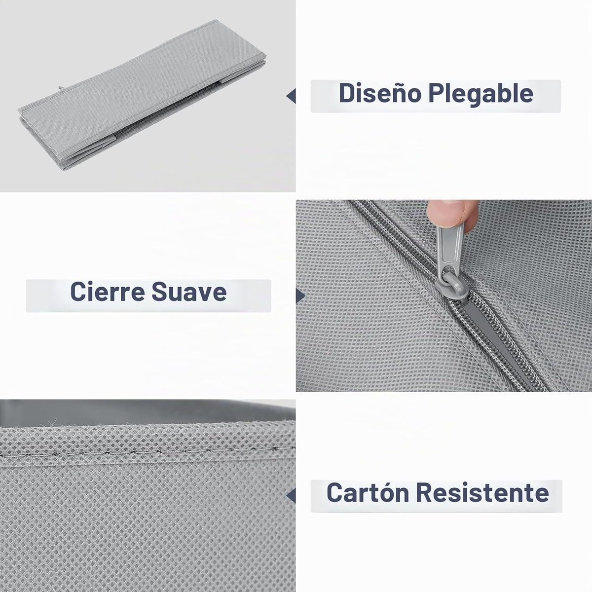 DIMJ Organizador de cajones para almacenamiento de ropa, paquete de...