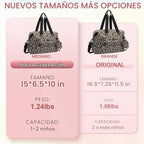 Pritent Bolsa de pañales Tote Impermeable Maternidad Bolsas de Bebé...