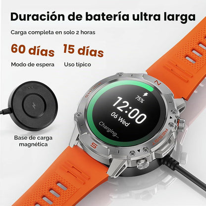 Reloj inteligente para correr para hombres, 1,43" AMOLED, resistent...