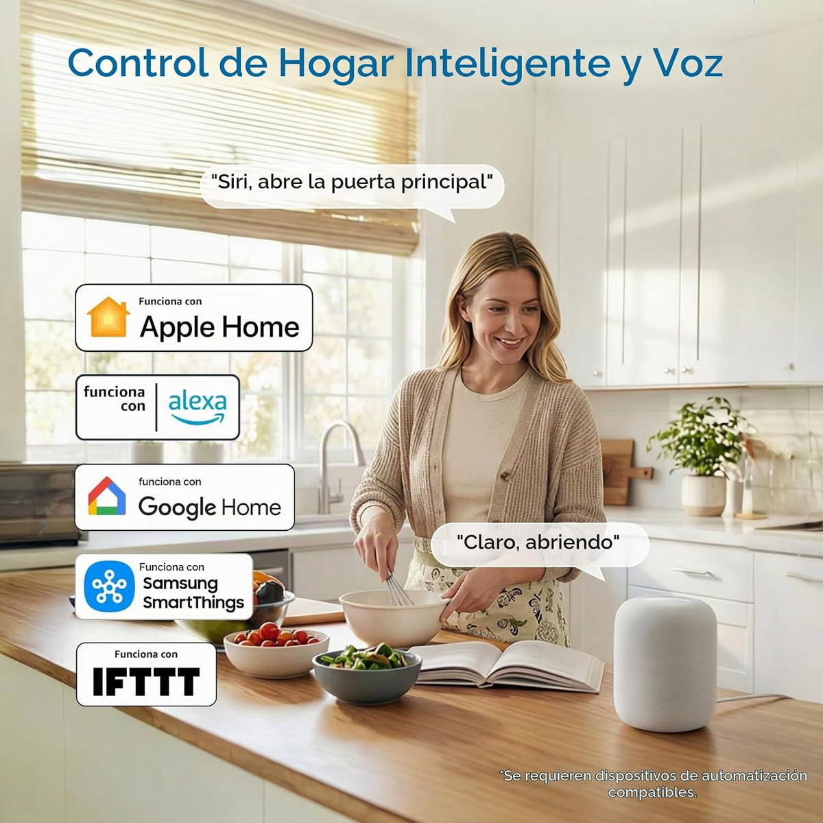 ULTRALOQ Cerradura inteligente Bolt SE,WiFi incorporado,Materia sob...