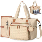 Tonyeee Bolsa de pañales, bolsa grande para pañales para bebé, impe...