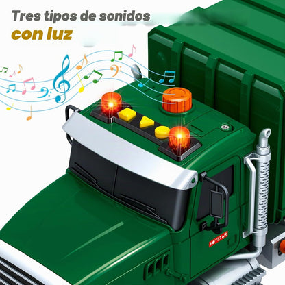Juguetes para niños de 3, 4, 5, 6, 7, 8 años, camión de basura gran...