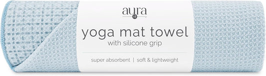 S&amp;T INC. Aura Toalla de microfibra para esterilla de yoga con a...