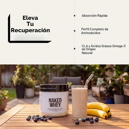 NAKED Suero de leche de 1 libra \u2013 Solo 1 ingrediente, polvo de...