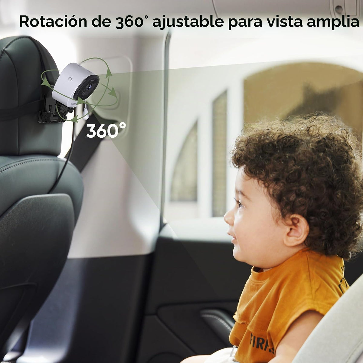 bonoch Monitor de bebé de doble uso para el hogar 2 en 1, visión cl...