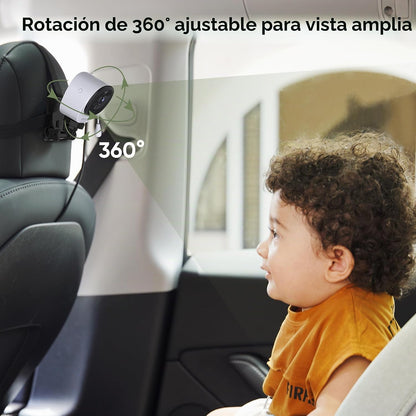 bonoch Monitor de bebé de doble uso para el hogar 2 en 1, visión cl...