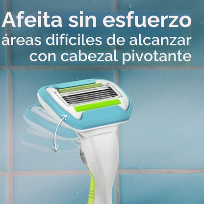 Venus Extra Smooth - Mango de afeitar para mujer + 4 repuestos de c...