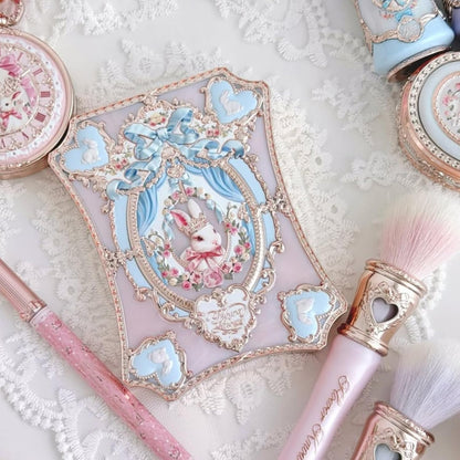 Flower Knows Bunny Garden - Paleta de maquillaje de 6 colores, rosa...