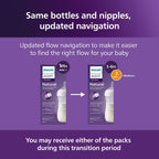 Philips Avent Biberones naturales, flujo medio, 9 onzas, sin BPA, p...