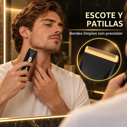 Afeitadora eléctrica impermeable 2 en 1 para mujer, color negro | D...