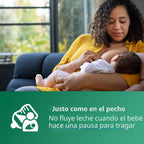 Philips Avent Biberones de vidrio natural, flujo lento, 4 onzas, si...