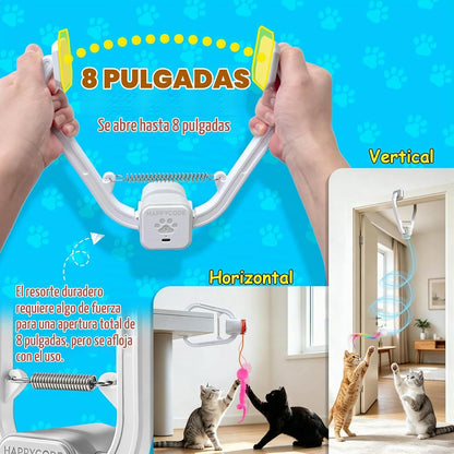 HAPPYCODE Juguete interactivo para gatos, pájaro aleteo y pluma gir...