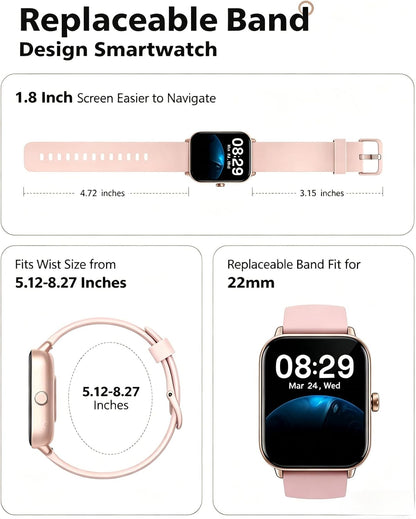 Relojes inteligentes Quican para mujer, relojes inteligentes Alexa...