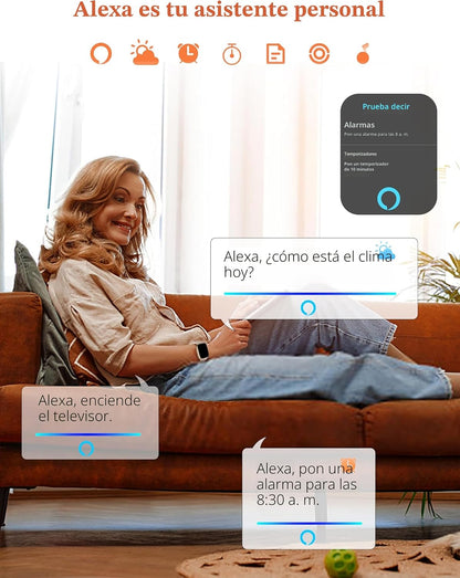 LODIMEKE Reloj inteligente, Alexa incorporado, responder\/hacer lla...