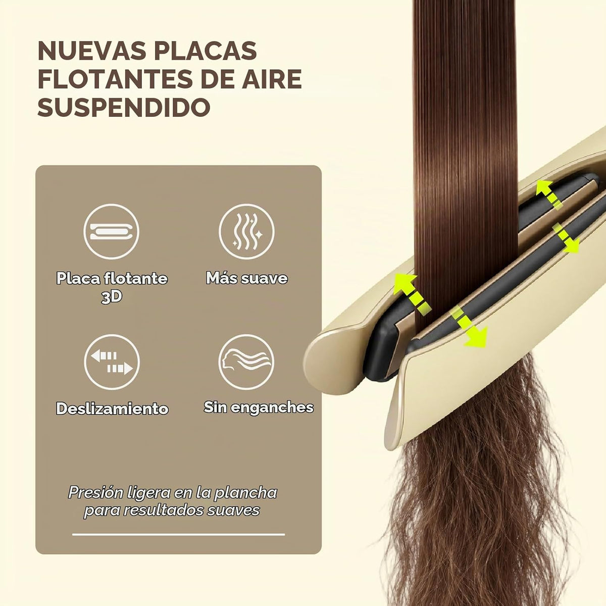 SOKANY Plancha de Pelo Plancha Plancha Rizador de Placa Flotante de...