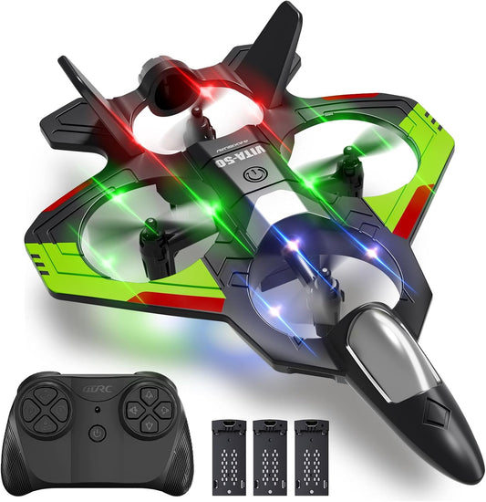 4DRC Aviones RC con control remoto con 3 baterías, aviones RC de es...