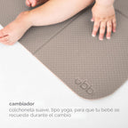 Ubbi On-the-Go - Cambiador de pañales para bebé, color topo | Bolsa...