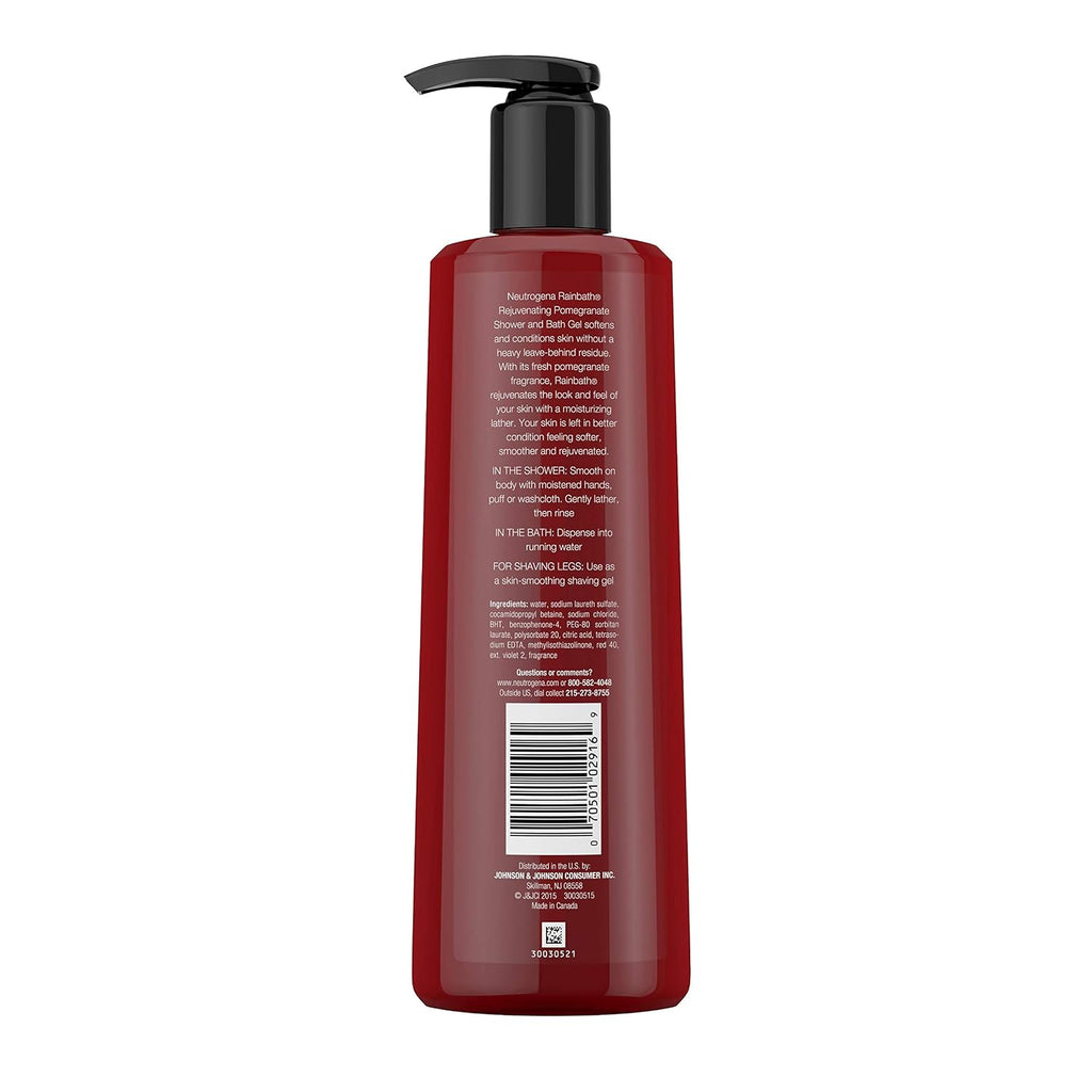 Neutrogena Rainbath Gel de ducha y baño rejuvenecedor, granada, 16...
