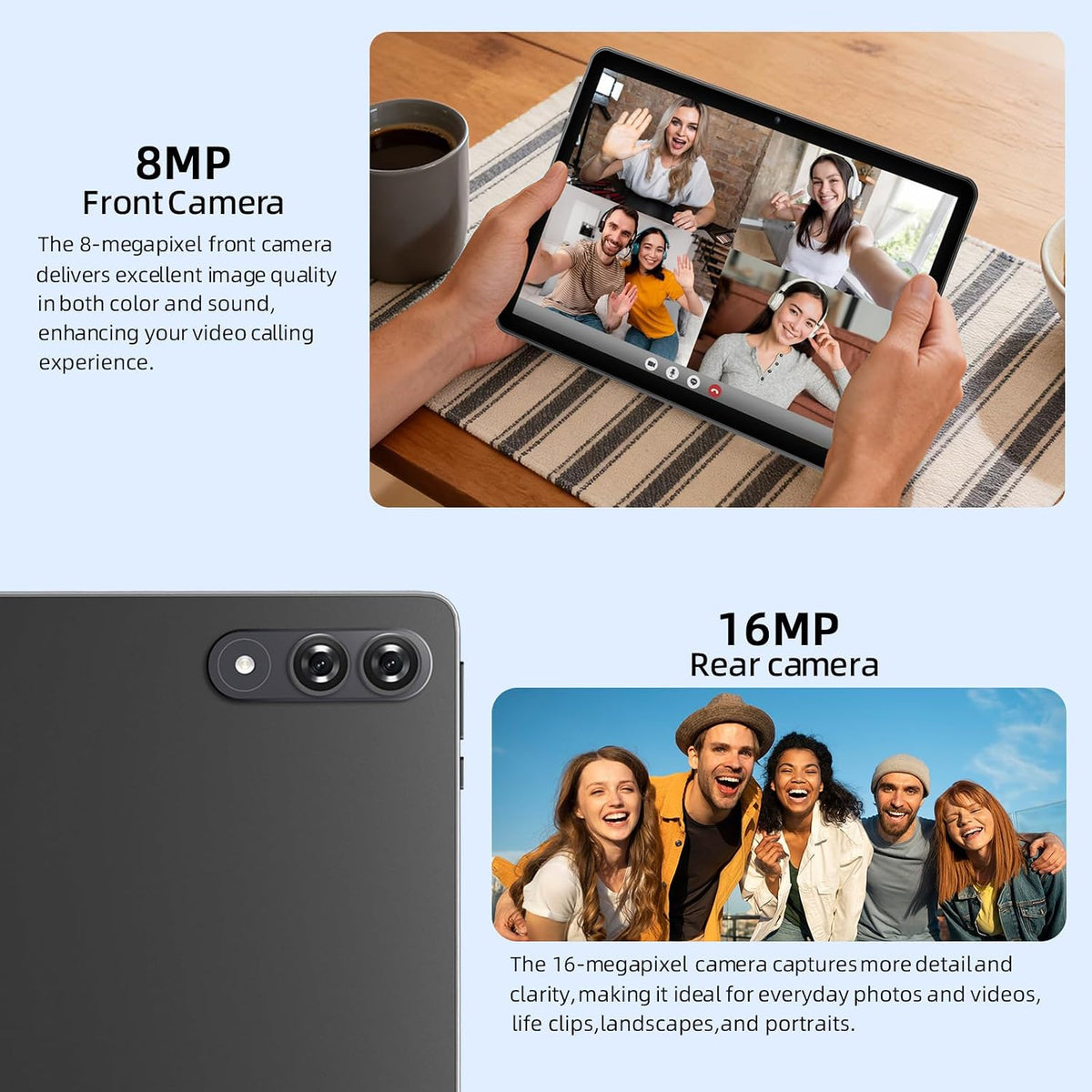 COTGOD Tablet Android 16 con Gemini AI, tabletas de 11 pulgadas con...