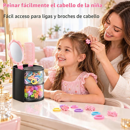 Luscinia Organizador de accesorios para el cabello con soporte para...