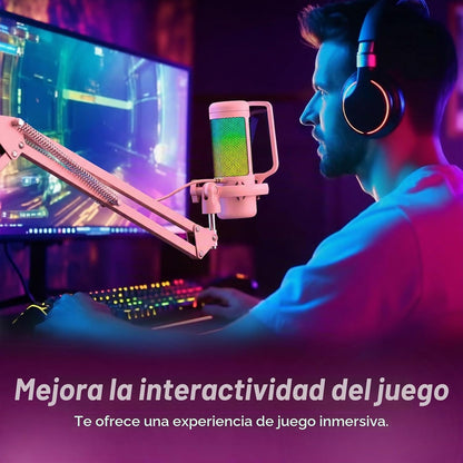 TONOR Juego de micrófonos para juegos, micrófono de condensador voc...
