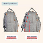 BabbleRoo Mochila para Pañales Extra Grande, Mochila de Bebé Expand...