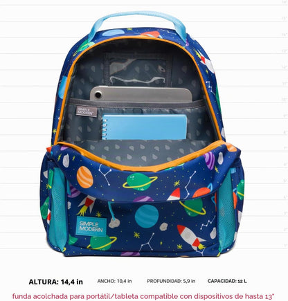 Simple Modern Peppa Pig - Mochila infantil para escuela, niñas, niñ...