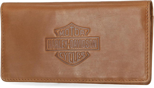 Harley-Davidson Billetera de Rodeo con Bloqueo Rfid de Cuero Genuin...