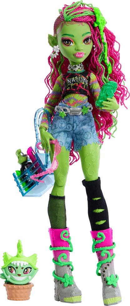 Muñeca Monster High Venus McFlytrap | Plant Monster in Graphic Tee...
