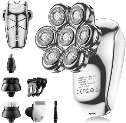 SHPAVVER Afeitadoras de cabeza para hombres calvos: kit de aseo imp...